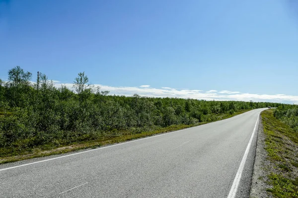 Empty Asphalt Road Countryside — Stock Photo, Image