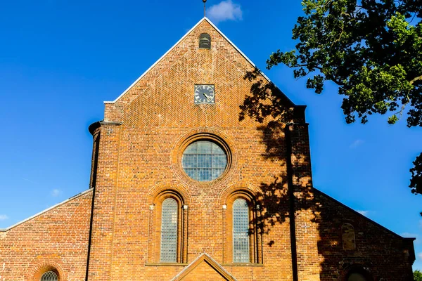 View Stone Church Village Sweden — Stockfoto