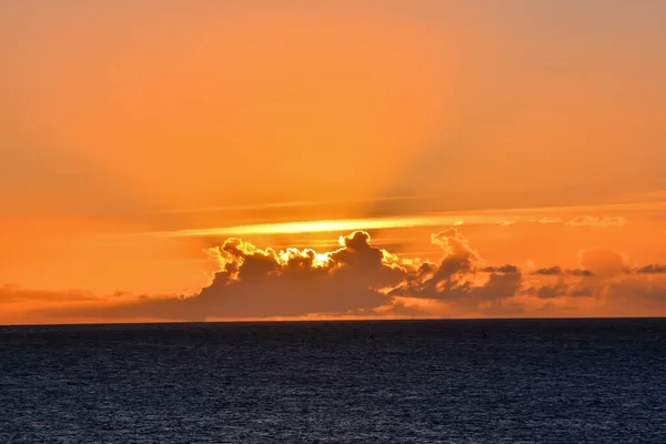 Bellissimo Tramonto Sul Mare — Foto Stock