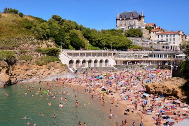 Photo picture details and landscapes of Biarritz city in France clipart