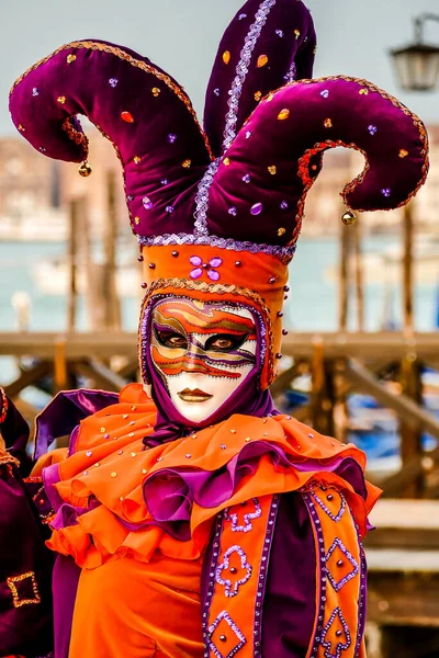 Masque Carnaval Venise Italie — Photo