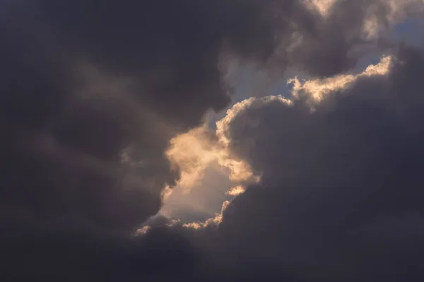 Céu Bonito Com Nuvens Fundo Natureza — Fotografia de Stock