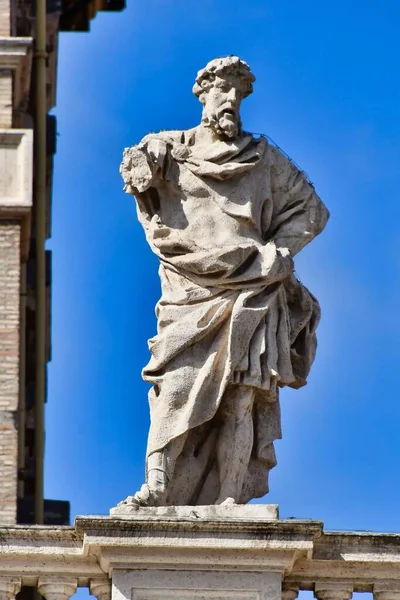 statue of the roman forum in rome, italy