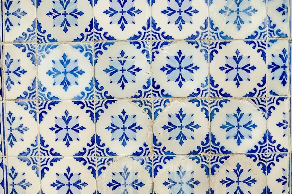 portuguese tiles in the old town of the city