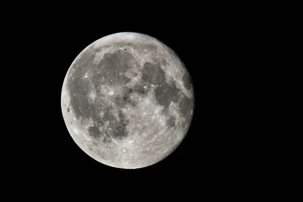 Lua Cheia Céu Noturno — Fotografia de Stock