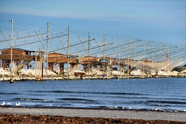 Fishing Boats Harbor Sottomarina Venice Italy — Fotografia de Stock