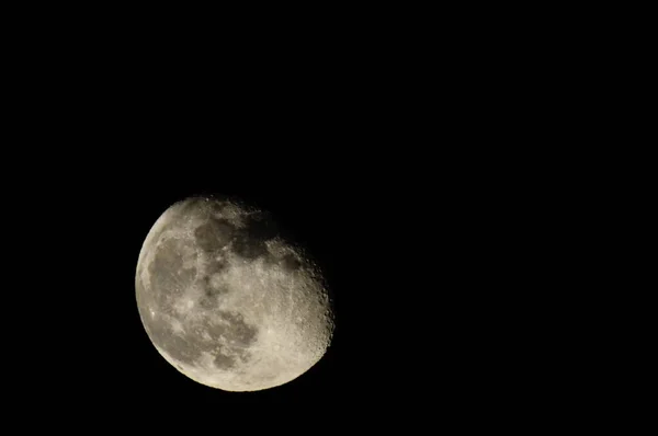 Lune Dans Ciel Nocturne — Photo