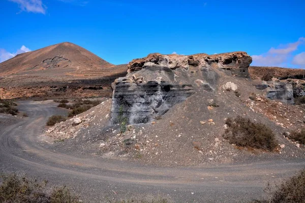 Vulkaner Lanzarote Kanarieöarna Spanien — Stockfoto