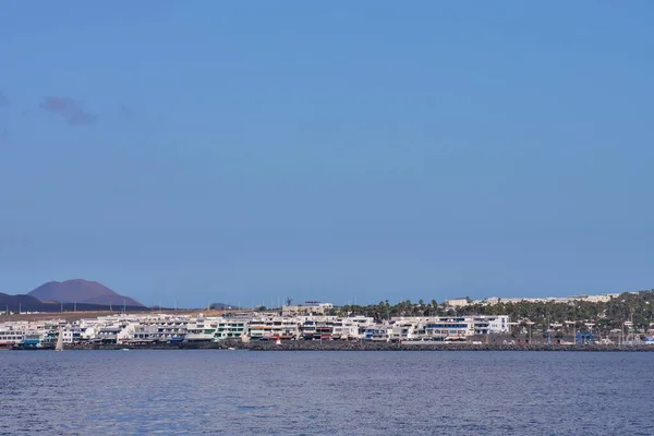 Pohled Ostrov Středozemního Pobřeží — Stock fotografie
