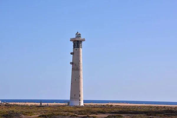 Leuchtturm Strand — Stockfoto