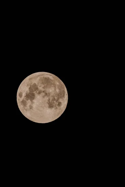 Tiro Cênico Lua Céu Noturno — Fotografia de Stock