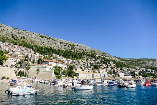 Vista Sulla Città Vicino Mare — Foto Stock