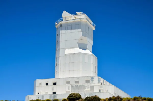 Telescópios Observatório Astronómico Teide Tenerife Espanha — Fotografia de Stock