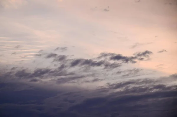 Bellissimo Cielo Tramonto Con Nuvole — Foto Stock