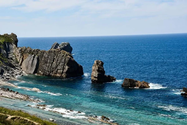 Vacker Utsikt Över Havet Kusten — Stockfoto