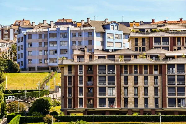 Vista Ciudad Edificios — Foto de Stock