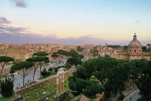 Рим Італія Вид Місто — стокове фото