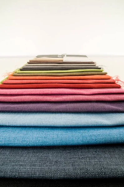 colorful samples of different colors clothes