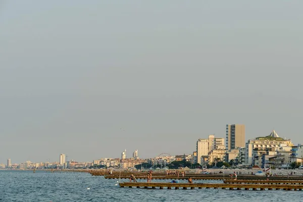 Vista Ciudad Por Mar —  Fotos de Stock