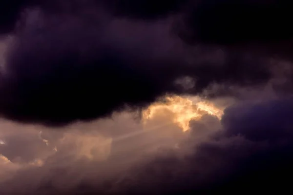 Nuvens Escuras Céu — Fotografia de Stock