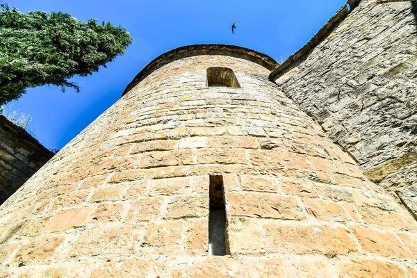 Antigua Torre Piedra Ciudad — Foto de Stock