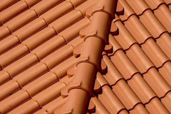 Red Roof Tiles Abstract Background — Stock Photo, Image