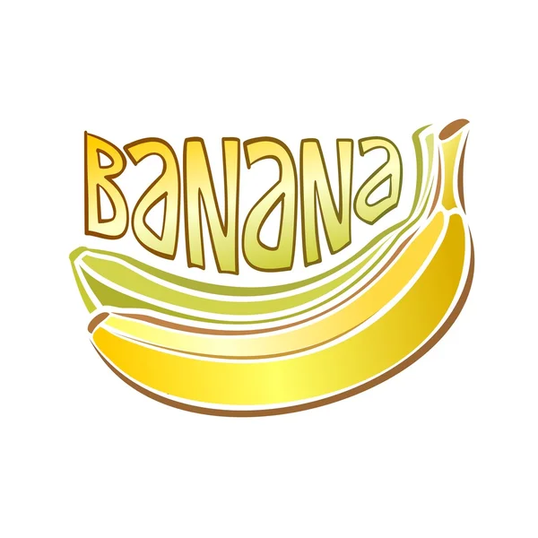 A imagem de uma banana — Vetor de Stock