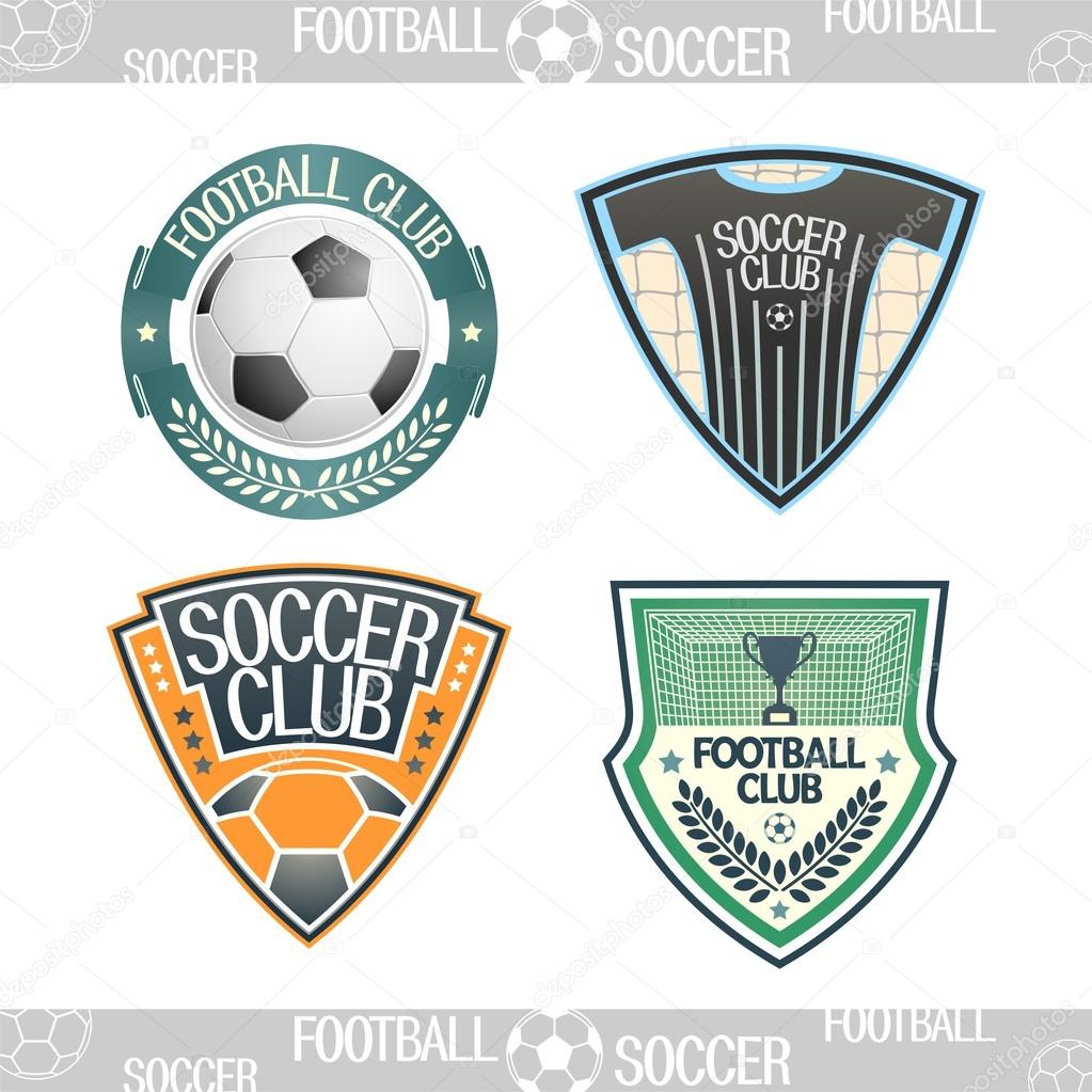 The emblem of the football clubs
