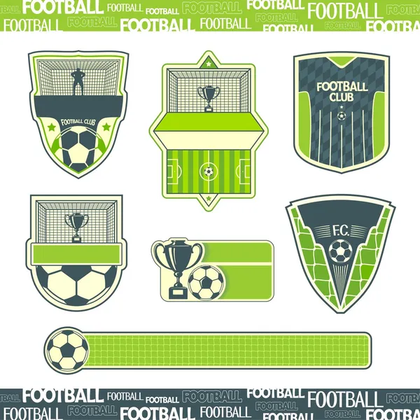 Symbolika piłki nożnej — Wektor stockowy