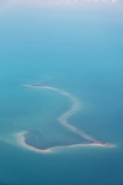 Cuba eiland gezien vanuit de lucht Stockfoto