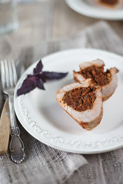 Stuffed Pork Tenderloin — Stock Photo, Image