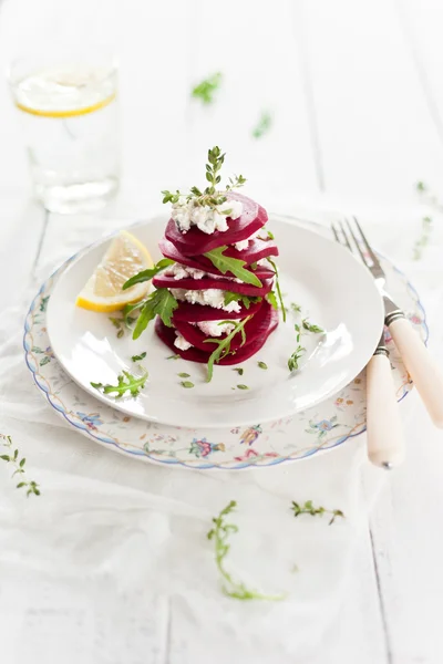 Beet and Goat Cheese Salad — Stock Photo, Image