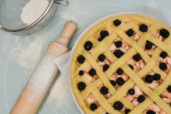 blackberry cake at home
