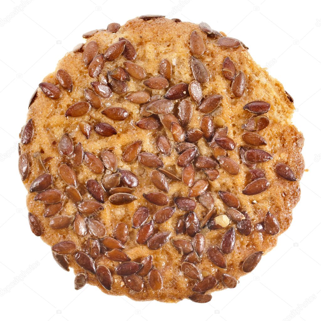 Shortbread cookies with flax seeds Stock Photo by ©Madllen 26458195