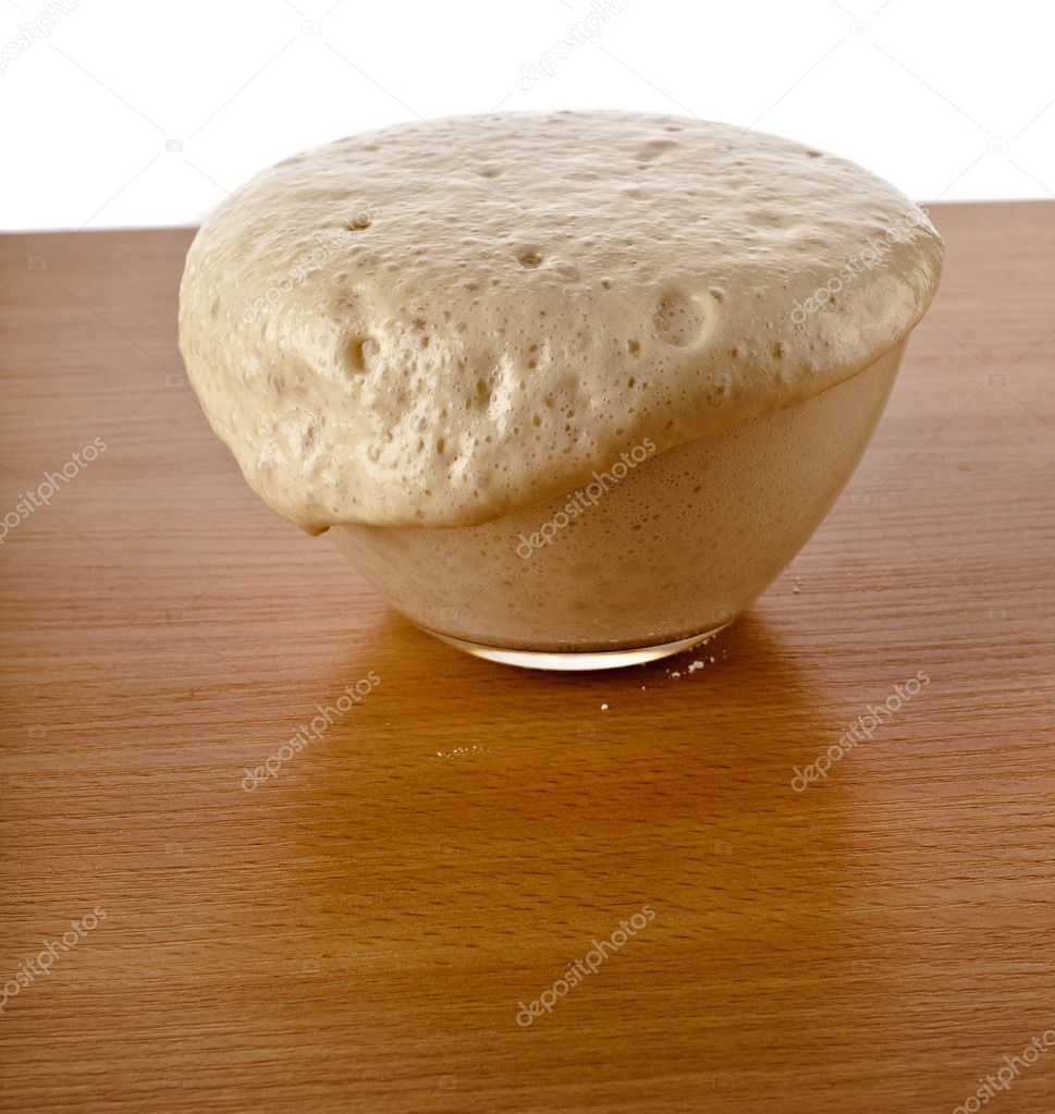 Rising Yeast Dough in bowl Stock Photo by ©Madllen 41480633