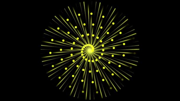 旋流的星点 — 图库视频影像