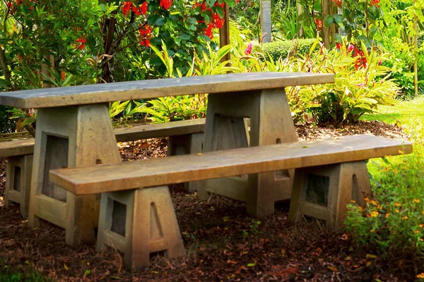 Bench in the park — Stock Photo, Image