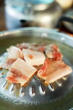 domuz soba Pan kavurma.