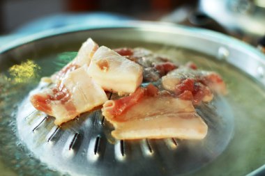 domuz soba Pan kavurma.