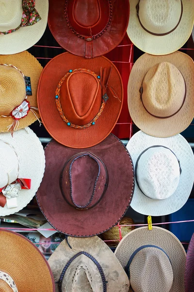 Obchod s klobouky — Stock fotografie