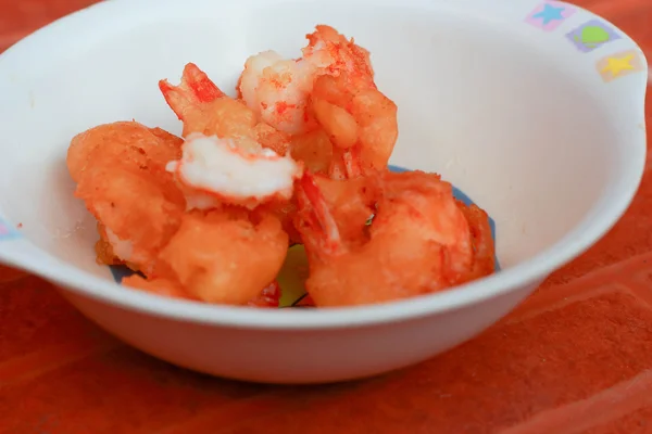 Camarones fritos - tempura de camarones . — Foto de Stock