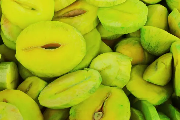 Pelar el mercado de mango . — Foto de Stock