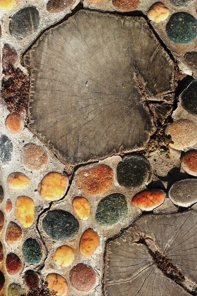 Svart och brun sten bakgrund — Stockfoto