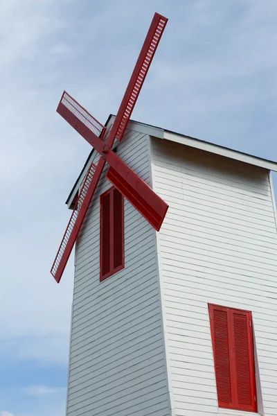 Schöne Windmühlenlandschaft — Stockfoto