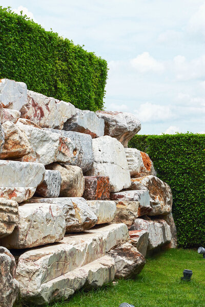 Stone wall background texture - vintage