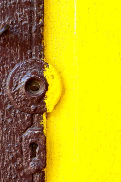 Muur hout geel - bruin. — Stockfoto