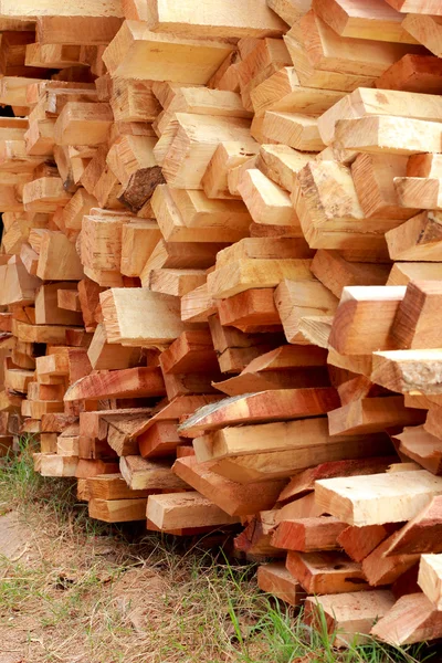 Pile of cut wood stump — Stock Photo, Image