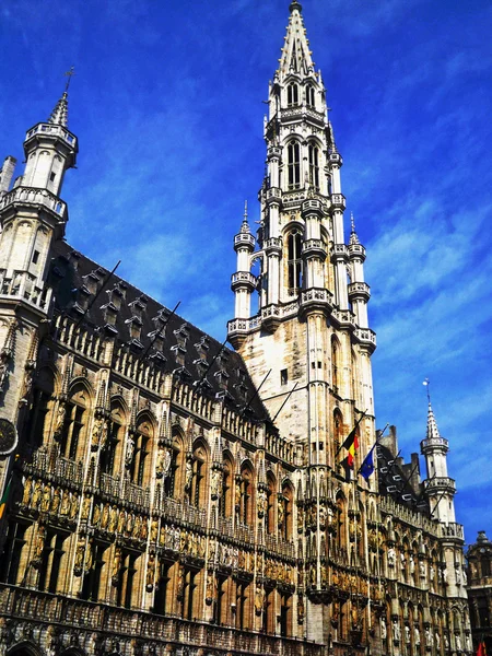 Building beautiful Belgium on sky — Stock Photo, Image