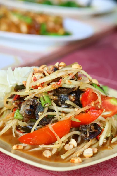 Papaya salad — Stock Photo, Image