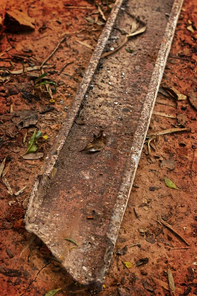 Tubos de metal antigos - para construção . — Fotografia de Stock